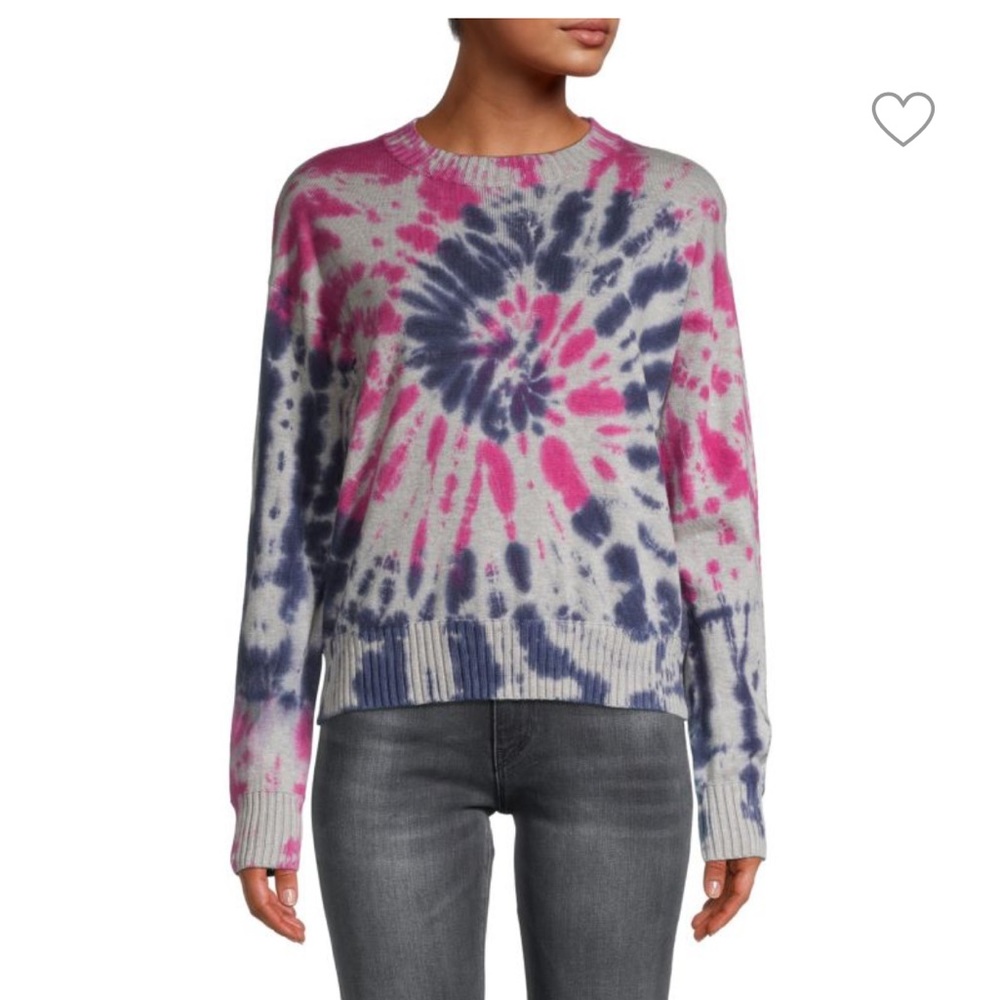Central Park West Tie-Dyed crewneck sweater